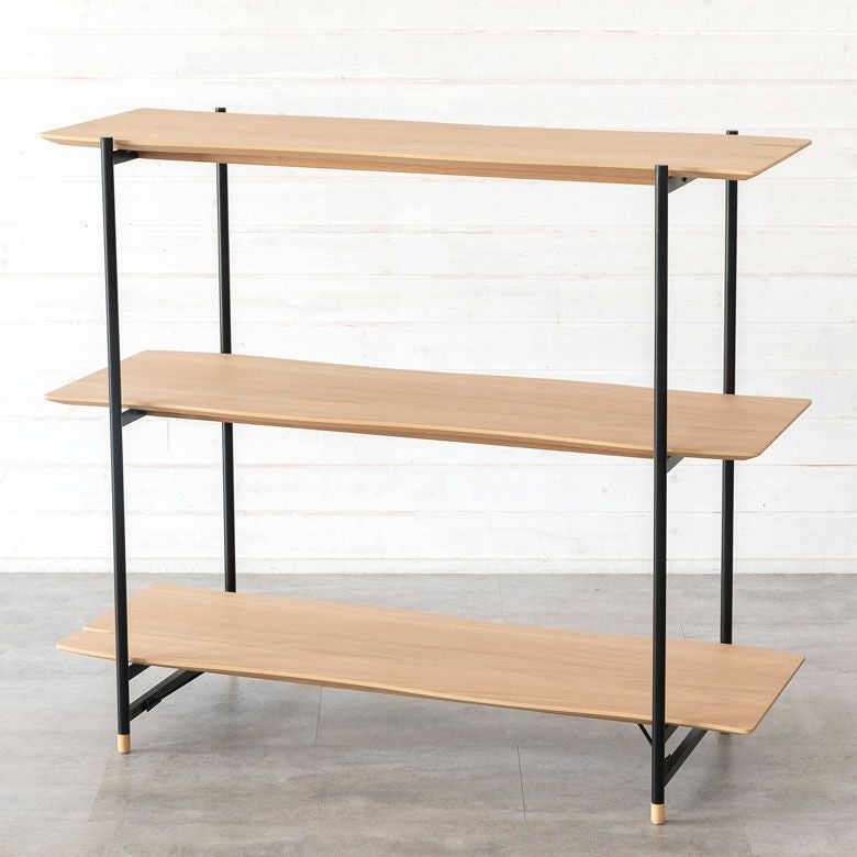 モフモフ様ご購入専用　アンファン　 木製棚 2段　　　　　　　　 幅１１４センチ 000000002611-01.jpg?size=l&w=