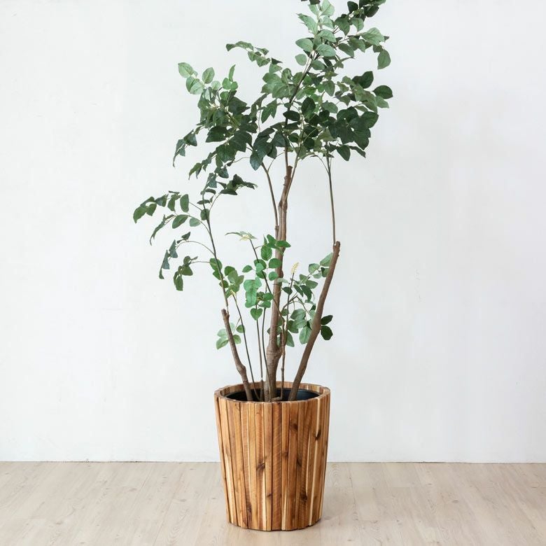 プランターカバー ウッドプランター ボックス カバー Lサイズ 9号鉢 W