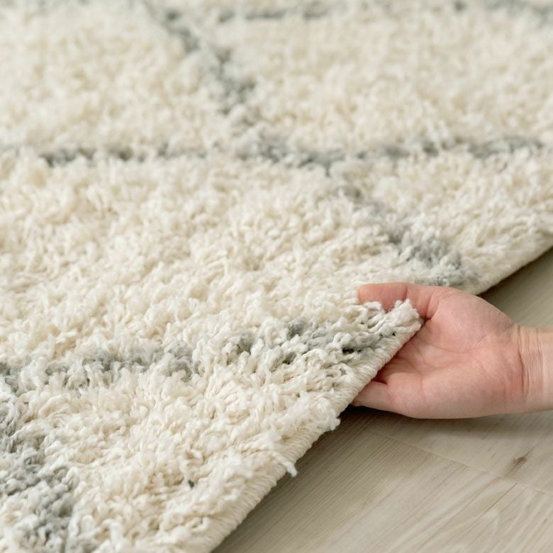 ラグ マット 絨毯 約200×250cm アイボリー ベニワレン柄 撥水 楽天市場】【最大500円クーポン】 ラグ ラグマット 約 200×250cm