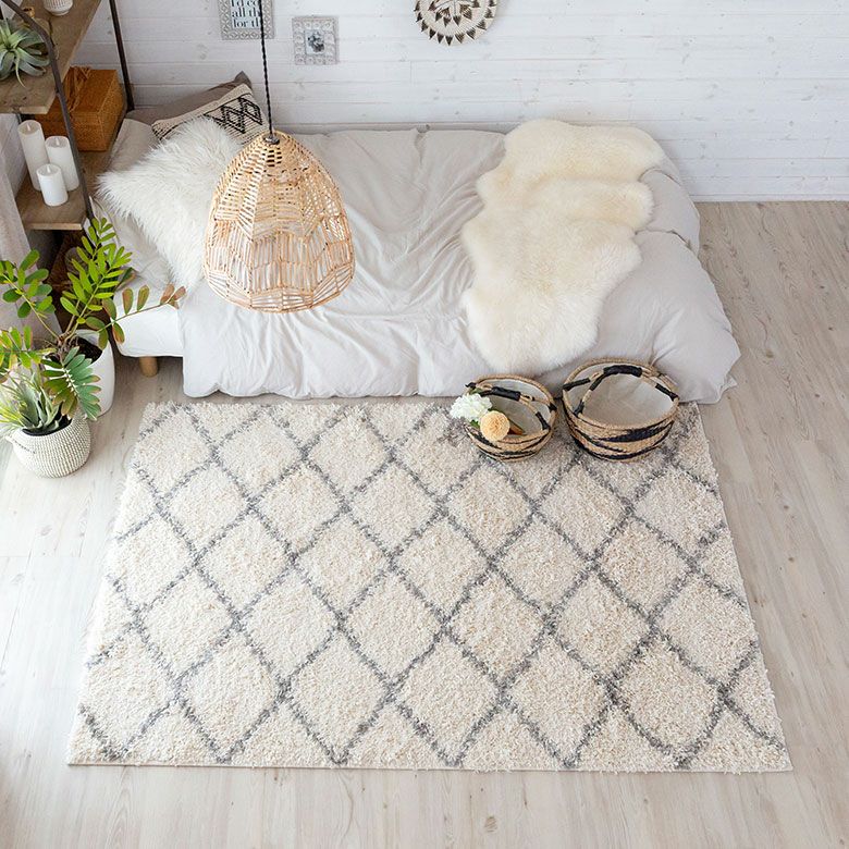 ラグ ラグマット 130×190cm エジプト製 ベニオワレン風 ベニワレン 風