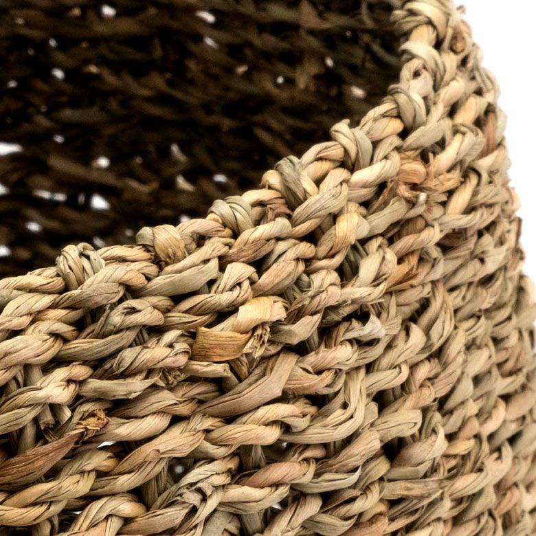 プランターカバー ゴミ箱 バスケット かご シーグラス Mサイズ バイ