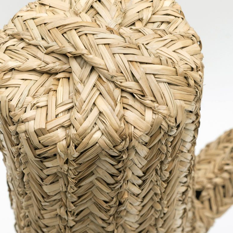 オブジェ サボテン Mサイズ シーグラス スタンド W 52cm D 15cm H 60cm