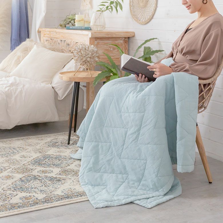 新品 スウェーデン　ソファ　ブランケット　寝具　水色 新品 スウェーデン ソファ ブランケット 寝具 水色 【公式通販】