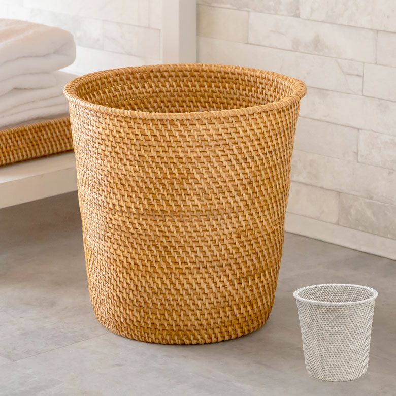ゴミ箱 ダストボックス おしゃれ バスケット かご カゴ ラタン 籐