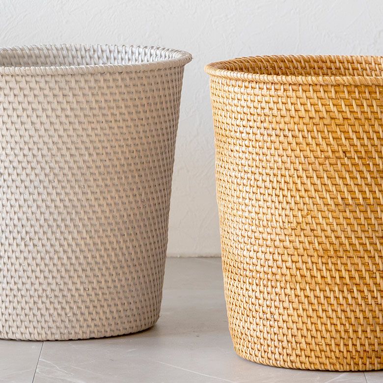 ゴミ箱 ダストボックス おしゃれ バスケット かご カゴ ラタン 籐