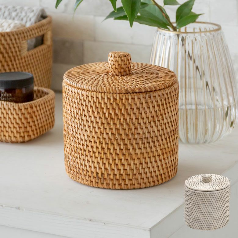 トイレットペーパーケース かご 籠 カゴ ボックス ケース ラタン 籐