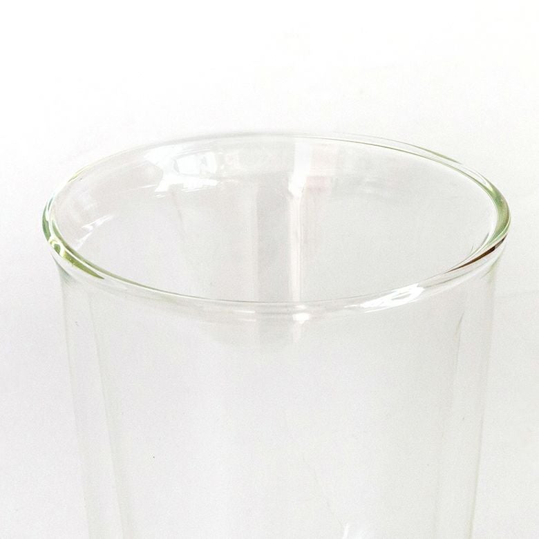 ニシカワ 飲み物が浮かんで見えるダブルウォールグラス 290ml 耐熱