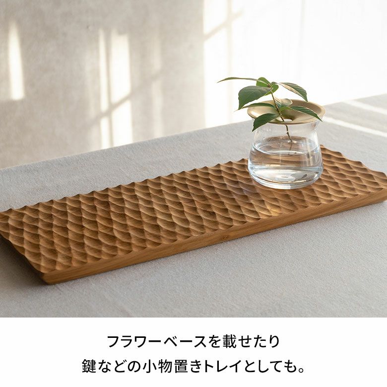 プレート 木製 チーク ウッド 約 W 40cm D 15cm × H 2cm お皿 長方形