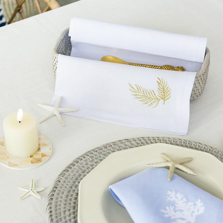 メール便対応】 ナプキン ナフキン マルチクロス ベトナム 刺繍 約 W