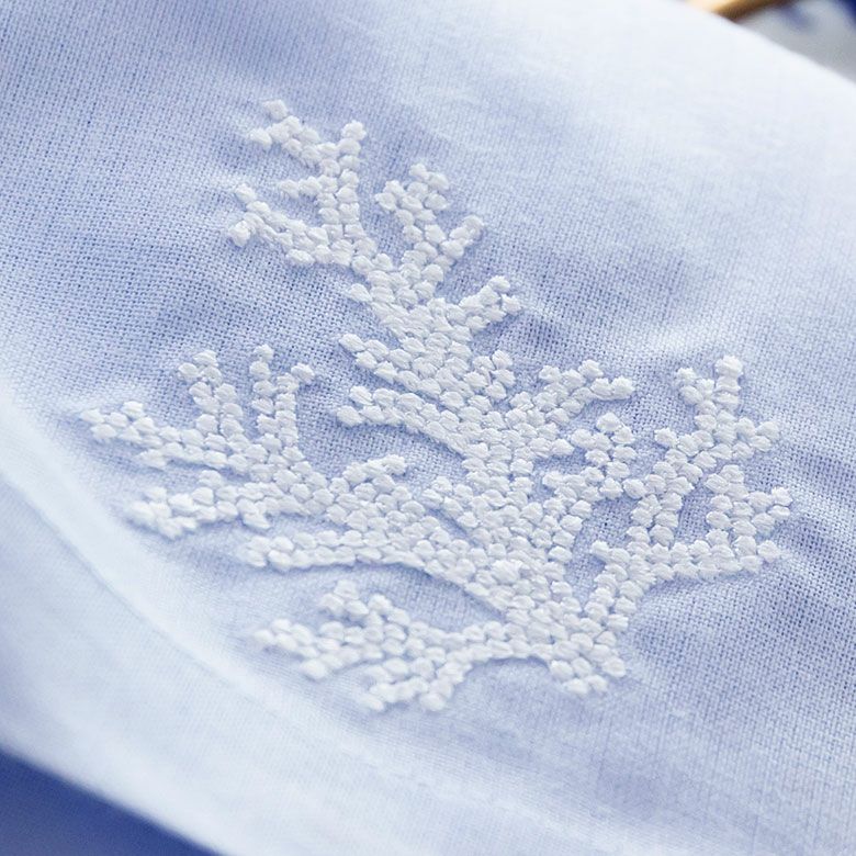 メール便対応】 ナプキン ナフキン マルチクロス ベトナム 刺繍 約 W