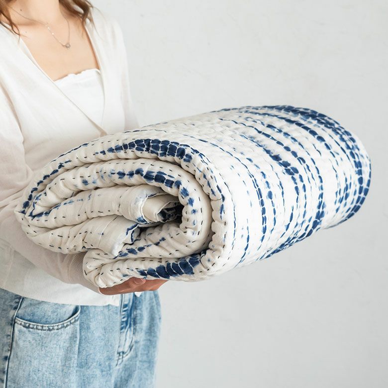 マルチカバー ソファー カバー キルト ベッド こたつ タイダイ