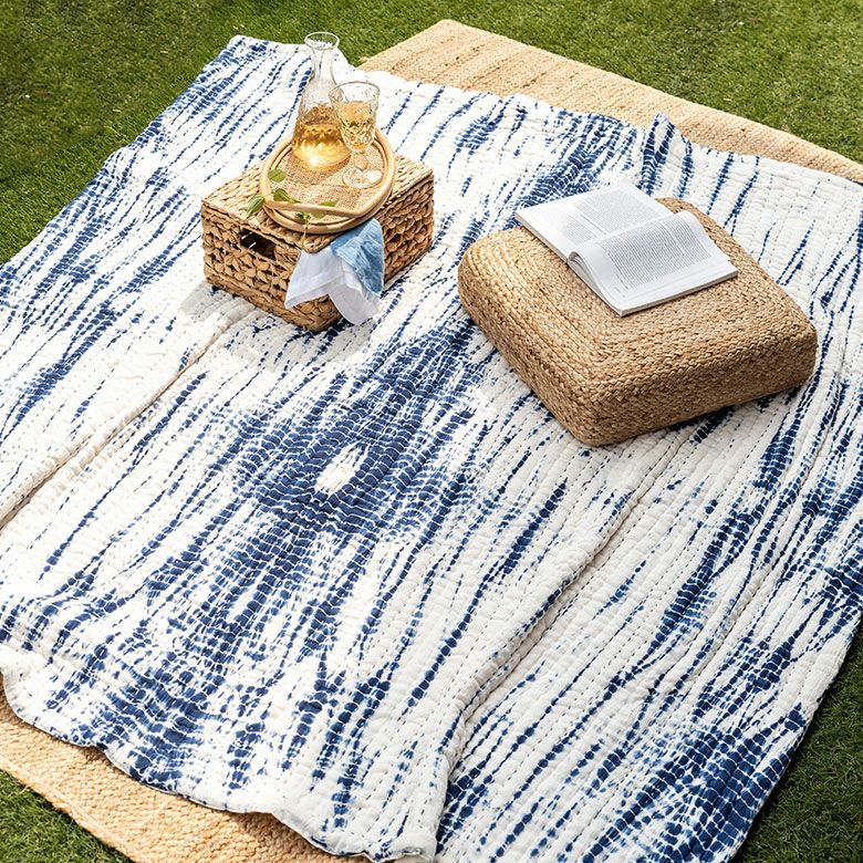 マルチカバー ソファー カバー キルト ベッド こたつ タイダイ