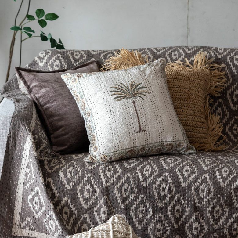 メール便対応】 クッションカバー キルト クッション カバー 正方形 45