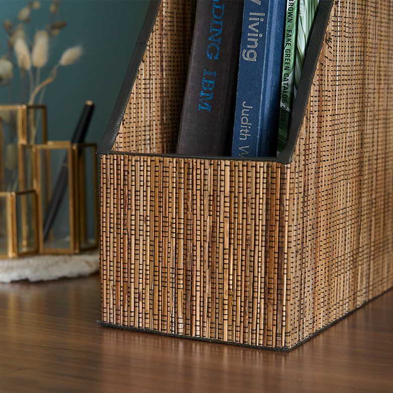 ファイルスタンド 書類立て パームリディ A4 縦型 約W10.5×D26×H33cm