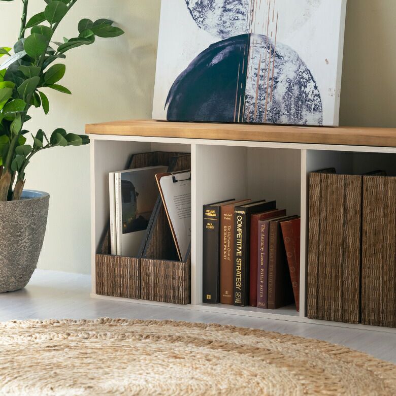 ファイルスタンド 書類立て パームリディ A4 縦型 約W10.5×D26×H33cm