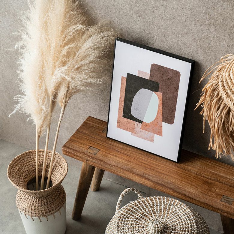 アートパネル The Browns フレーム付き 海外インテリア 幅30×高さ40cm