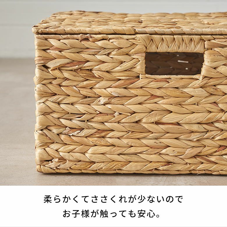 かご バスケット 蓋付き M L 2個セット 収納バスケット 収納ボックス