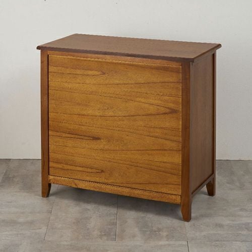 ティンバー キャビネット リビングチェスト チェスト 木製 ガラス扉