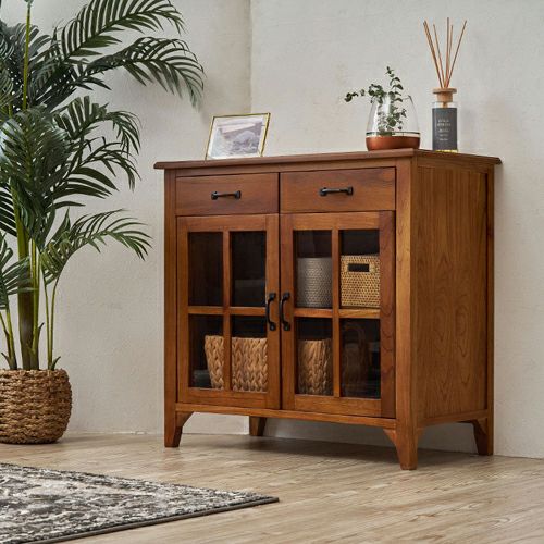 ティンバー キャビネット リビングチェスト チェスト 木製 引き...