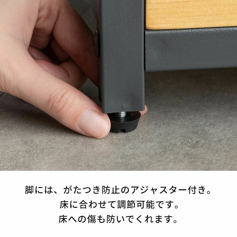 オープンラック スリム 幅38cm 5段 W 38 × D 33× H 158cm 無垢 木製