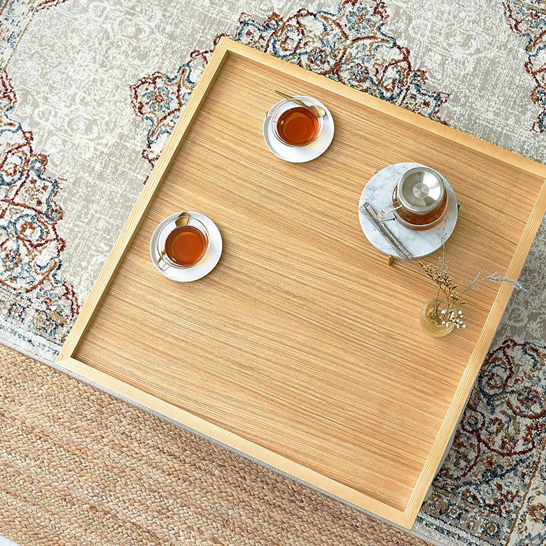 木製 トレー テーブル トレイ お盆 天板 W 75cm D 75cm H 4cm 天然木