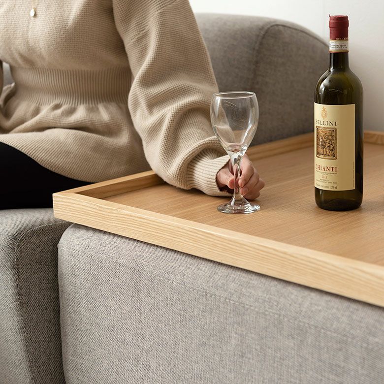 スツール オットマン 四角 グレー ネイビー 脚付き 幅80cm 奥行80cm 高