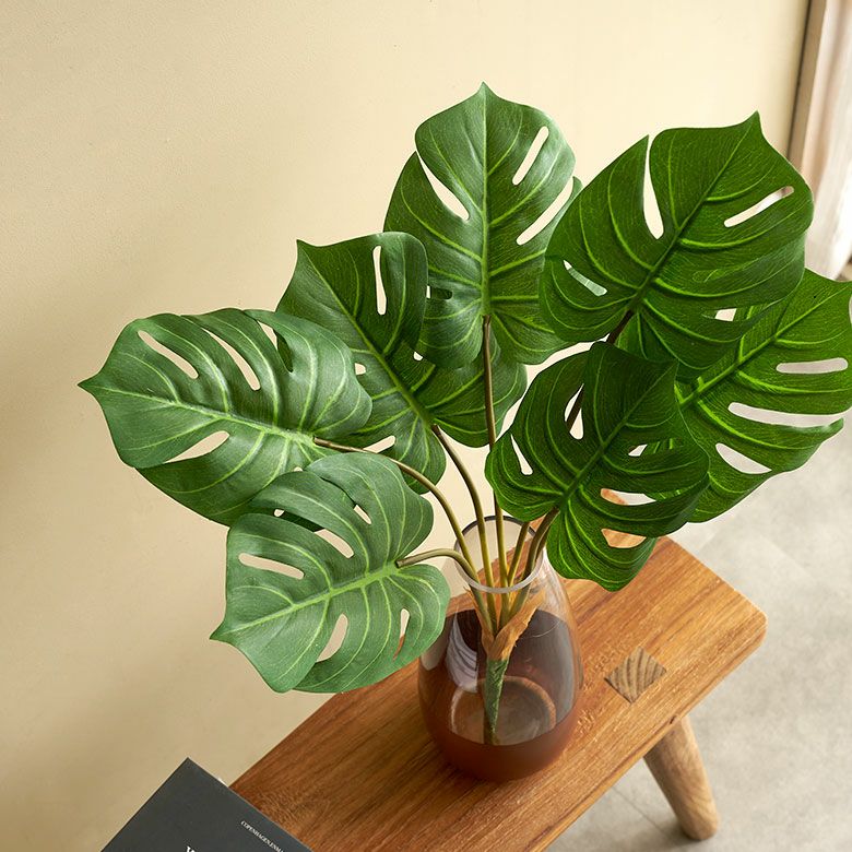 光触媒　人工観葉植物　ウォールグリーン　フェイクグリーン　バリ風特大モンステラ3 光触媒 人工観葉植物 ウォールグリーン 造花 インテリア oモンステラ