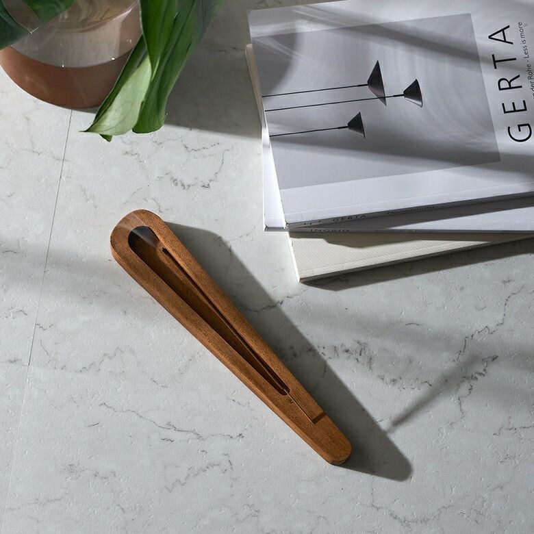 お香立て お香皿 アカシアウッド 木製 横置 インド 製 約 W 27 × D 5