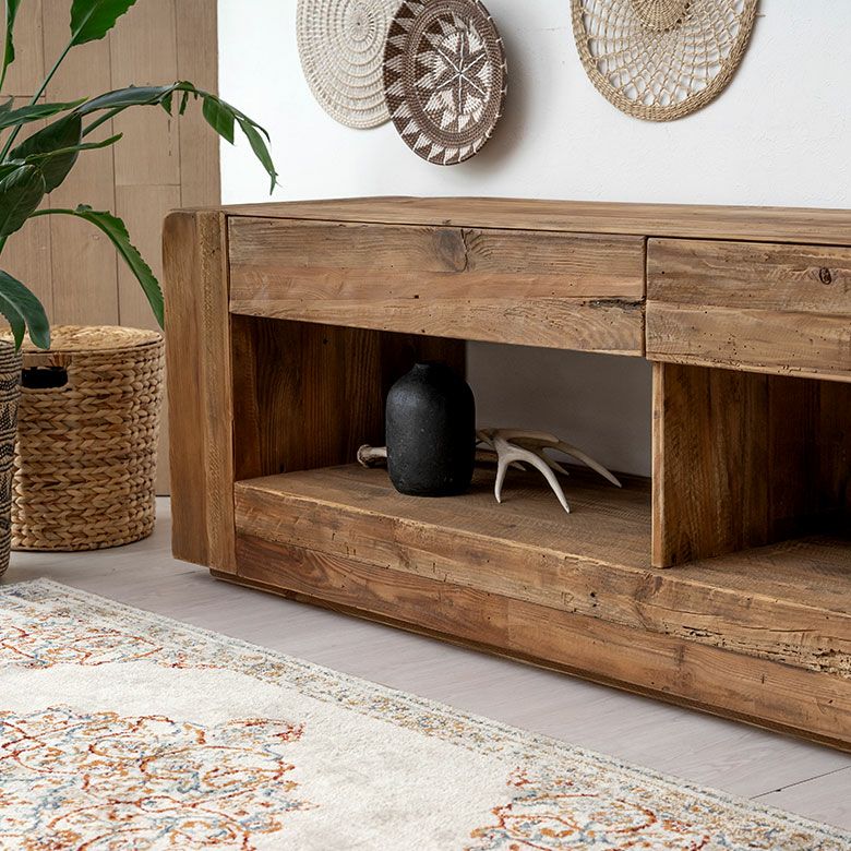 ローボード ディスプレイ台 大型 TVボード W 210cm x D 48cm x H 60cm