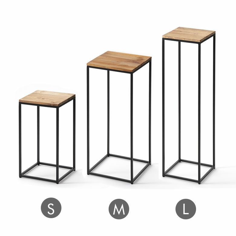 花台や飾り台として使えるディスプレイスタンド（Lサイズ／高さ約95cm