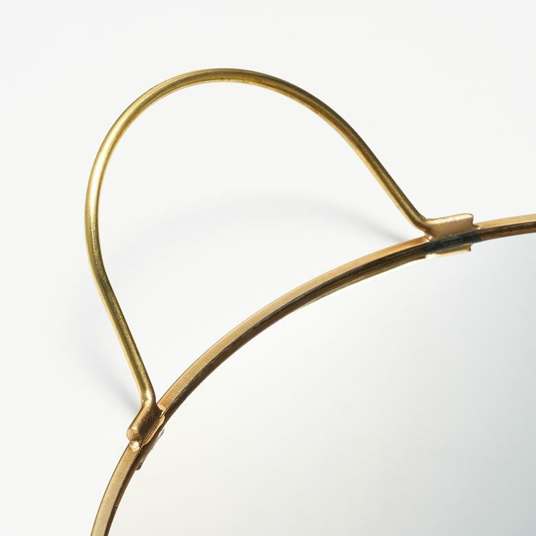 ミラートレー ミラートレイ 鏡 ミラー トレイ トレー ガラス 真鍮