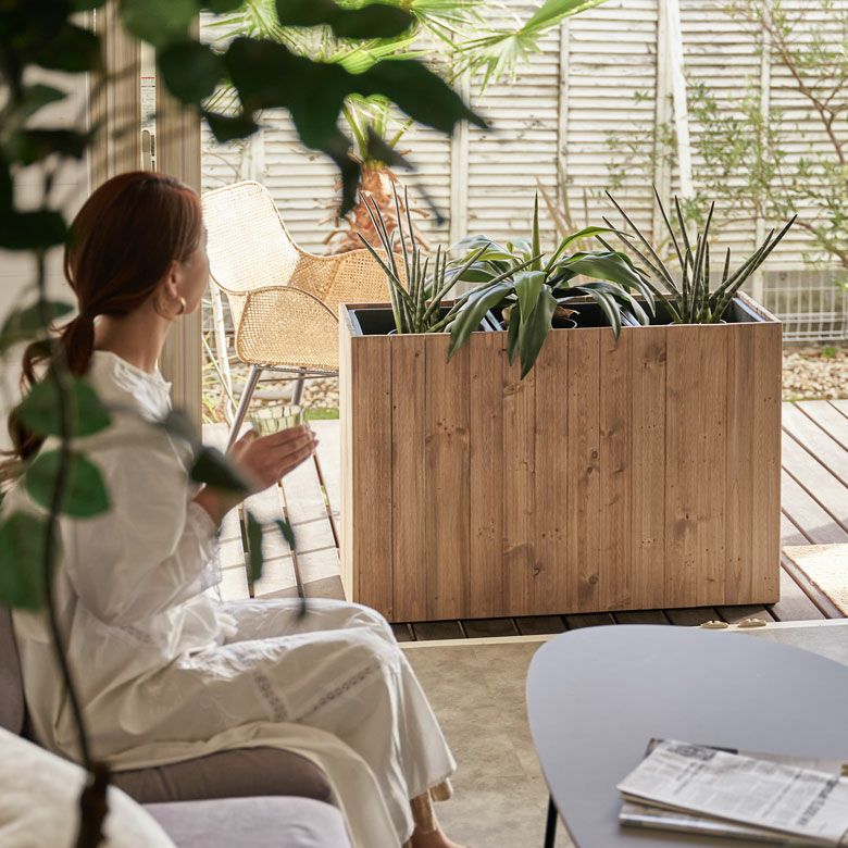 プランターカバー ウッドプランターボックス ウッドプランターカバー
