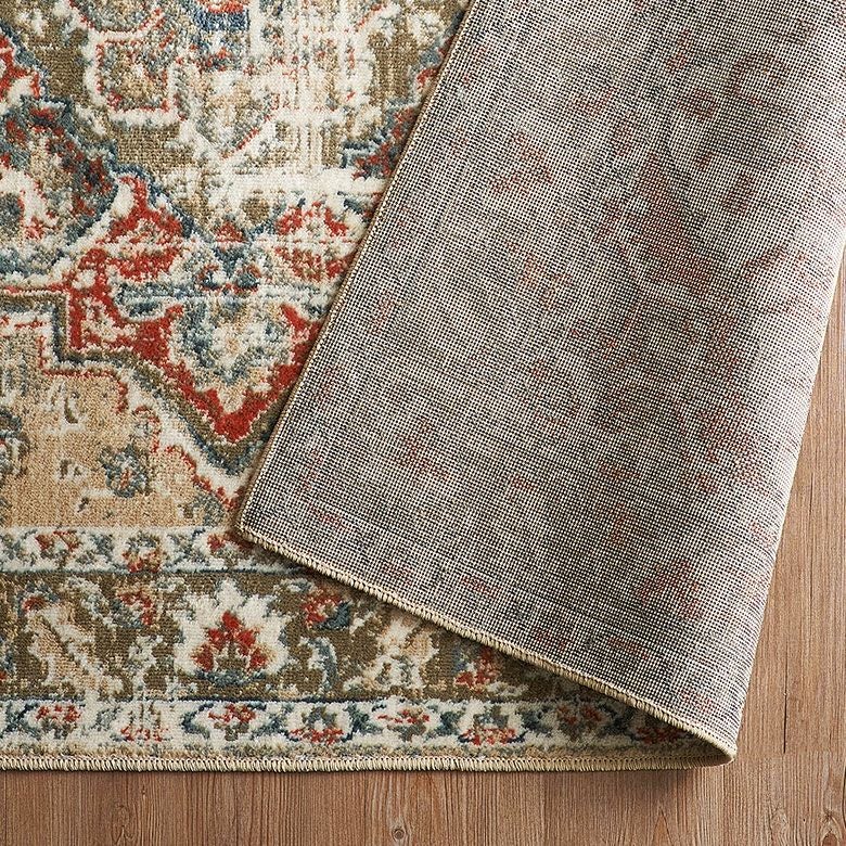 ラグ ラグマット ウィルトン織 メダリオン柄 エジプト製 約 130×190cm