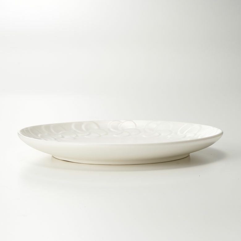 プレート プルメリア 丸皿 ラウンド 約 W 21cm D 21cm H 2cm 直径21cm