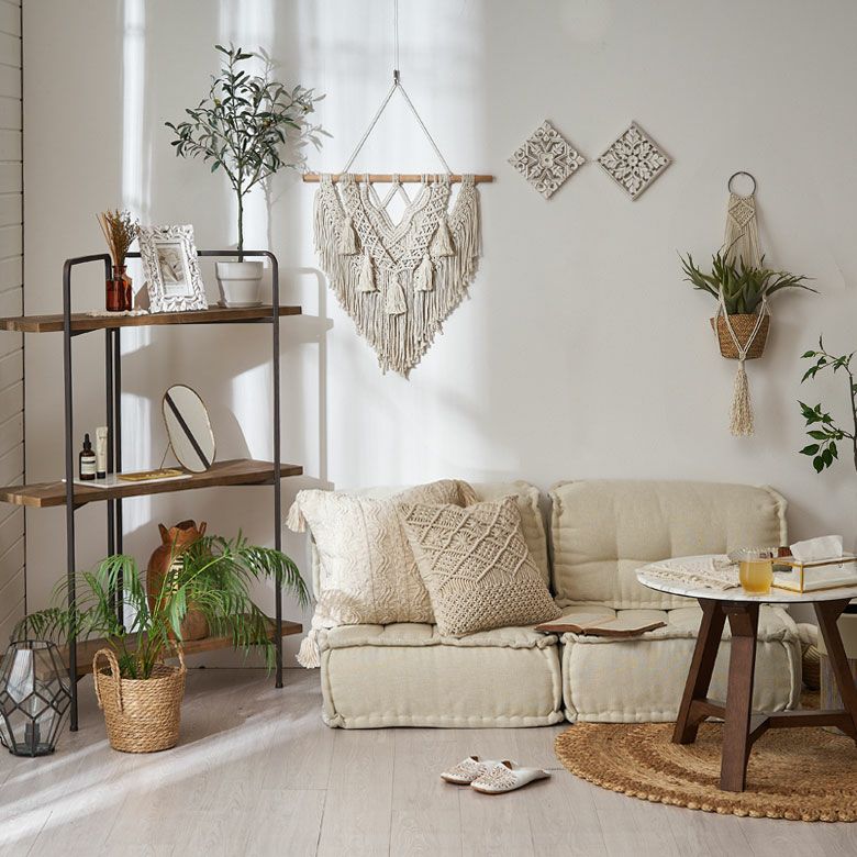 タペストリー マクラメ編み マクラメロープ ウォールデコレーション 約