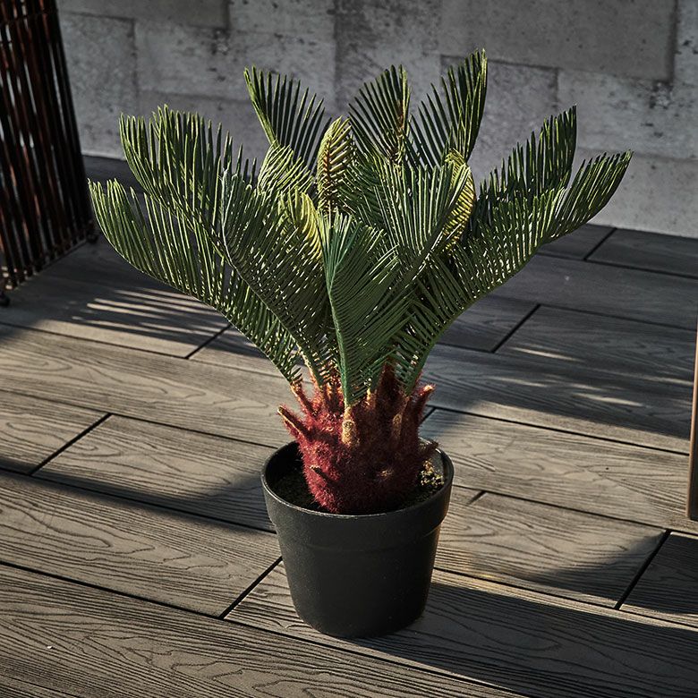 フェイクグリーン ソテツ 高さ 47cm 観葉植物 グリーン アーティ