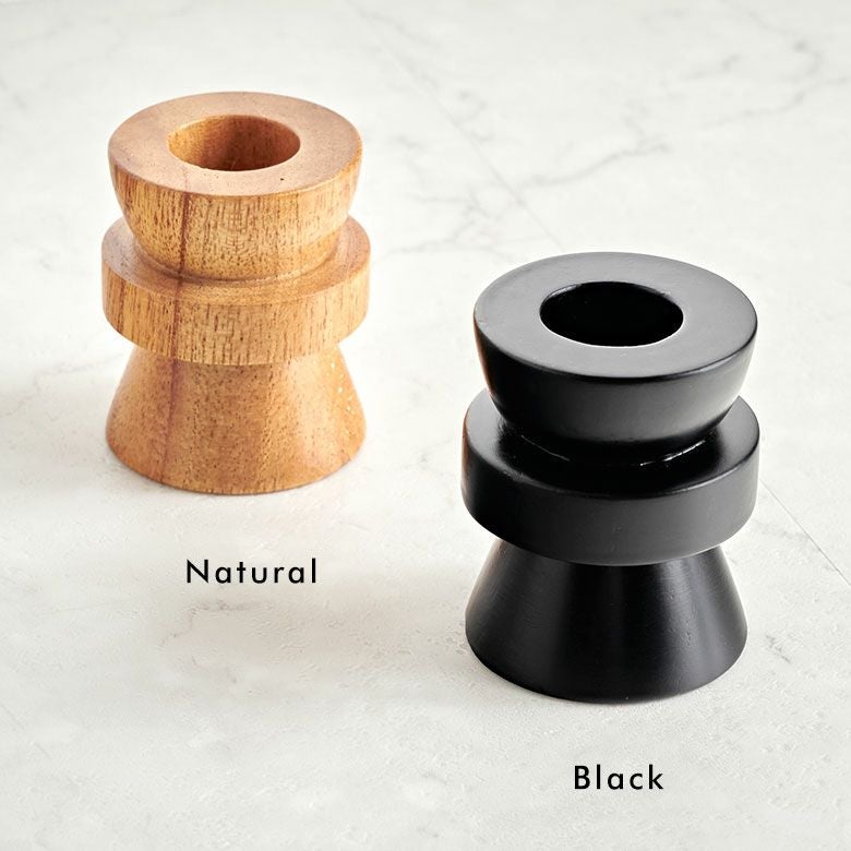 キャンドルホルダー 木製 キャンドル ホルダー Sサイズ ウッド 天然木