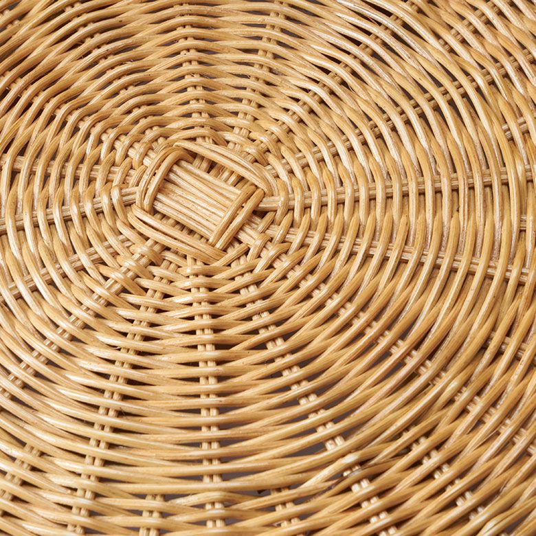 座椅子 ラタン 籐 天然素材 椅子 いす イス チェア 背もたれ 約 W 43cm