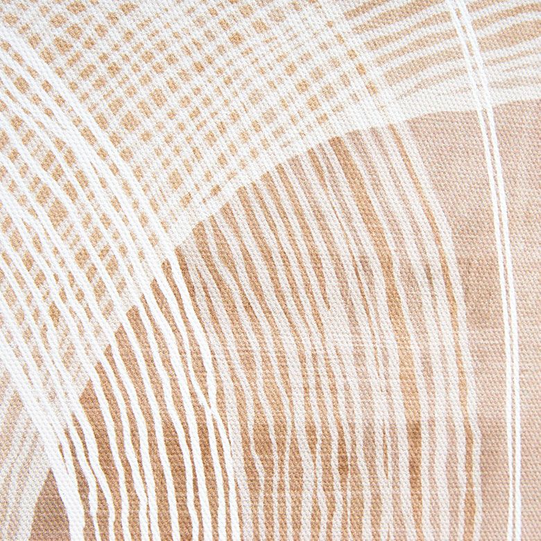 円の重なりが穏やかなキャンバスアート Organic Circle アースカラー
