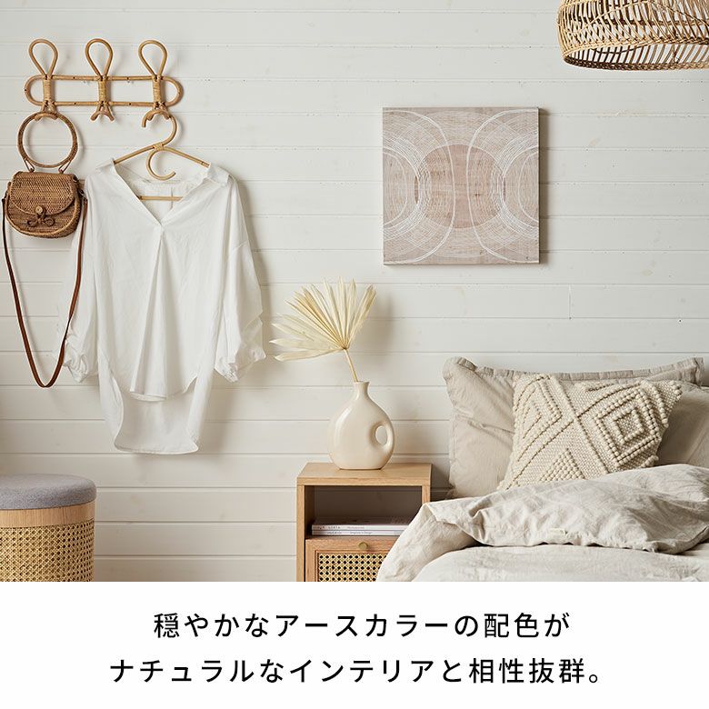 アートパネル デザイン キャンパス パネル 約 W 40cm D 40cm H 2.7cm