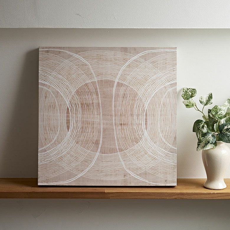 アートパネル デザイン キャンパス パネル 約 W 40cm D 40cm H 2.7cm