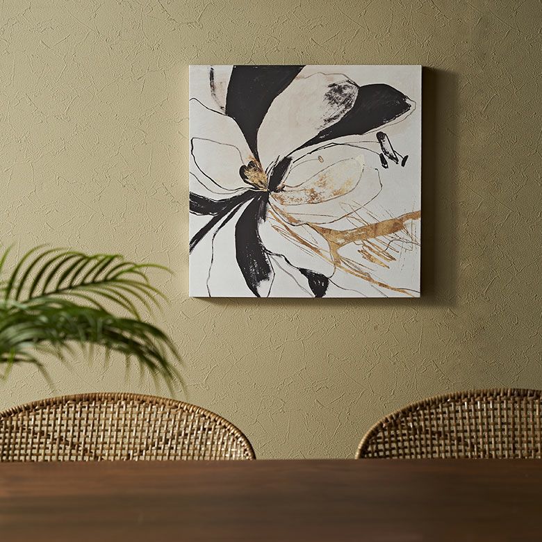 アートパネル フラワー 花 キャンパス パネル 約 W 40cm D 40cm H 2.7