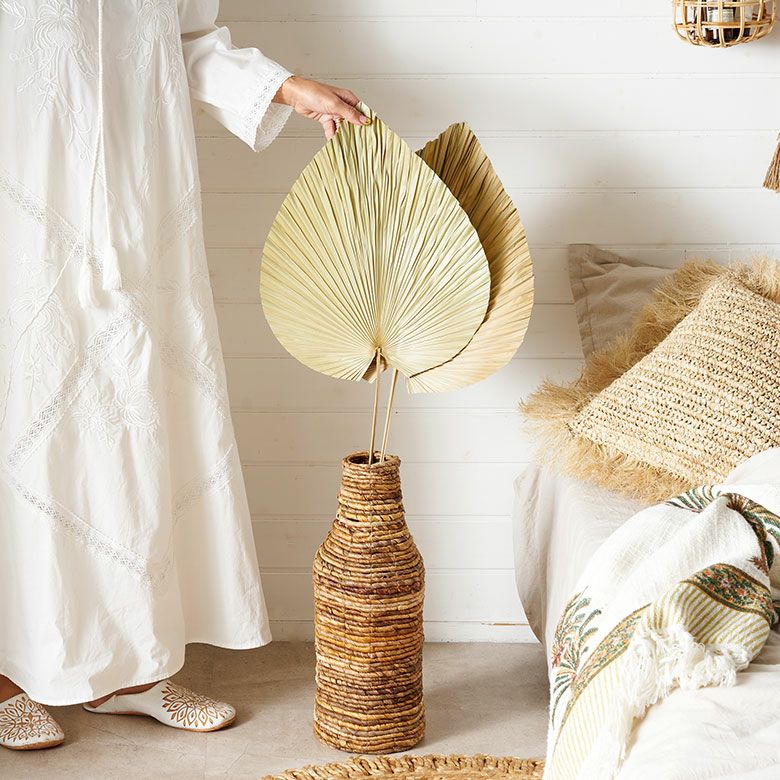 ウチワヤシのドライフラワーオブジェ