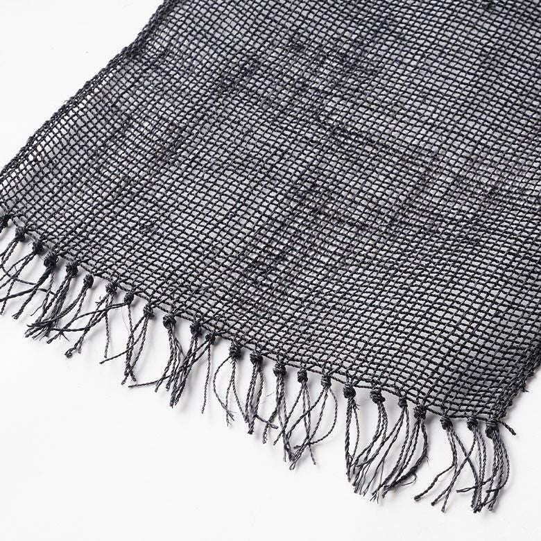 バリ島職人手編みのヤシ繊維エーゲルテーブルランナー 約W210×D35cm