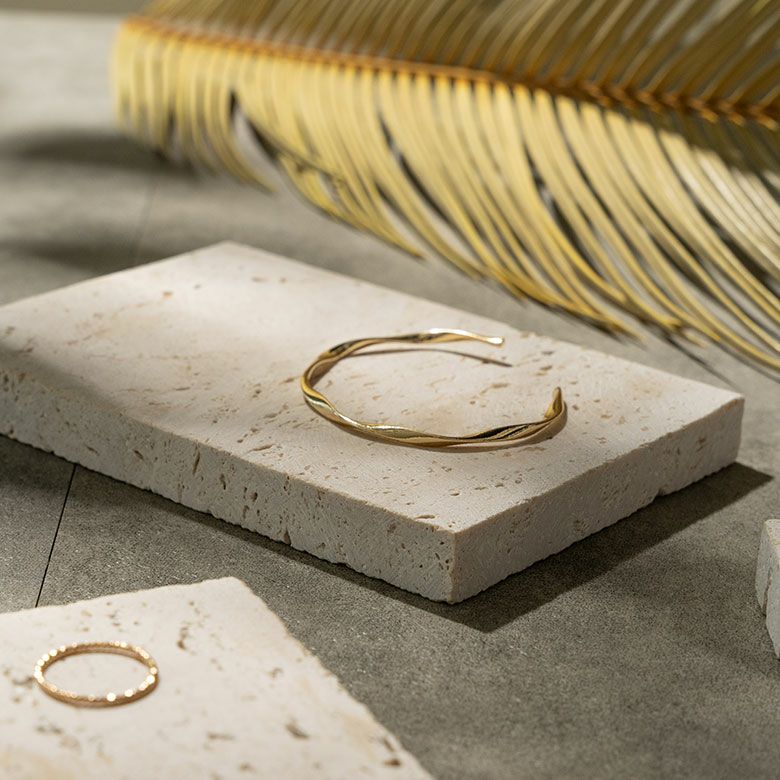 大理石 トレー ストーン 天然石 プレート トレイ 約 W 10cm D 15cm H