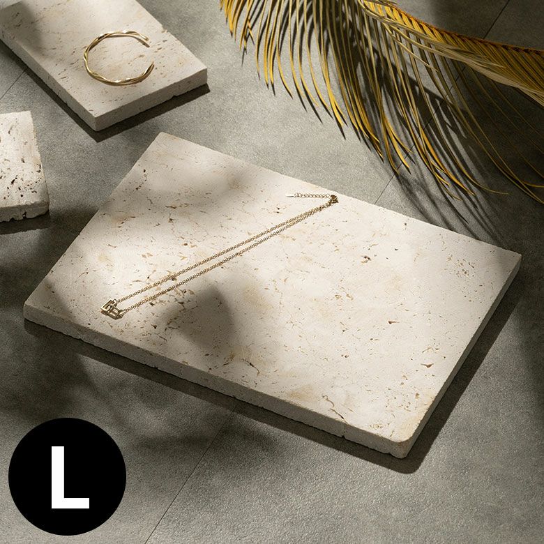 大理石 トレー ストーン 天然石 プレート トレイ 約 W 20cm D 29cm H