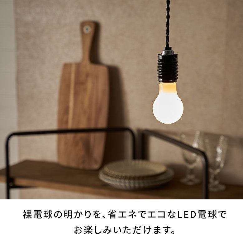 アクサス 20000時間長寿命のLED電球 梨型 乳白色 E26 60W相当 [94772]
