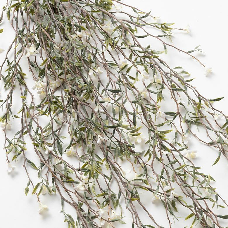 フェイクグリーン ホワイト フラワー 高さ 75cm 観葉植物 グリーン 花