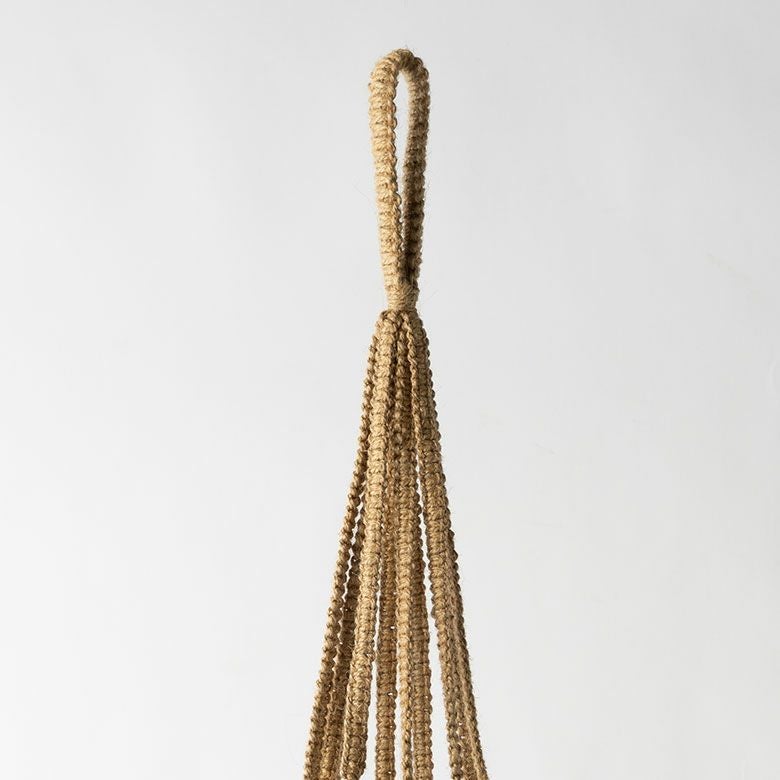 プラントハンガーハンギングプランタージュート麻マクラメ約W20cmD20cmH130cmナチュラル吊り下げ壁掛け観葉植物グリーンフラワー花多肉植物デコレーションディスプレイリビング玄関リゾートおしゃれ北欧インテリア雑貨アジアン[94765]