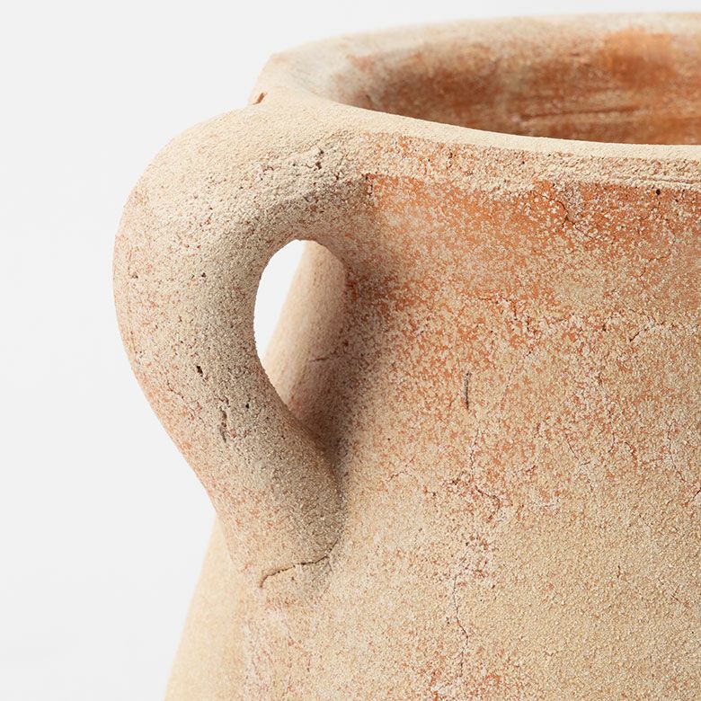 プランターカバー 鉢カバー テラコッタ 素焼き 陶器 約 W 23cm D 23cm